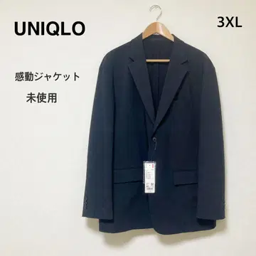 [ 3XL 미사용 ] 유니클로 UNIQLO 감동 자켓 네이비 빅 사이즈