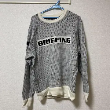 BRIEFING 메쉬 스웨터