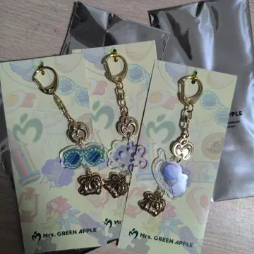 Mrs. GREEN APPLE 키링 3개 세트