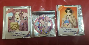 블루 록 이토시 사에 이누키 산리오 홀로그램 캔뱃지
