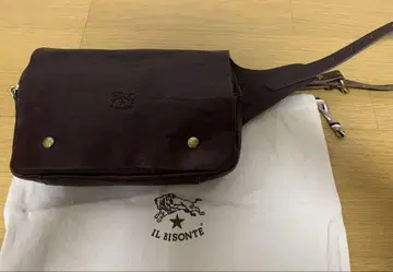 IL BISONTE 가죽 백 다크 브라운