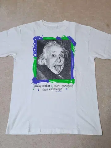 90s usa vintage 티셔츠 아인슈타인