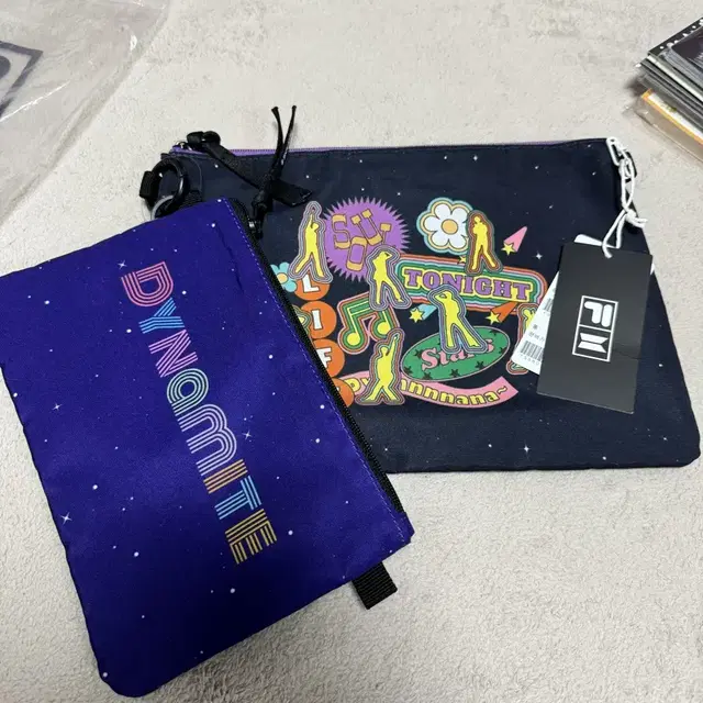 BTS Fila Dynamite pouch 방탄소년단 휠라 파우치