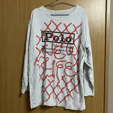 Polo 그레이 긴팔 티셔츠