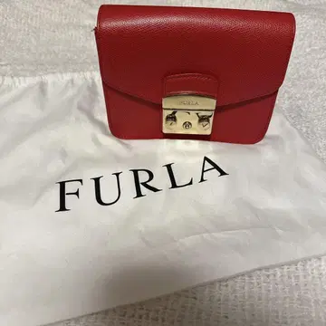 FURLA 레드 숄더백