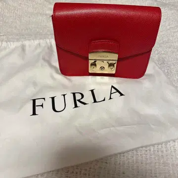 FURLA 레드 숄더백