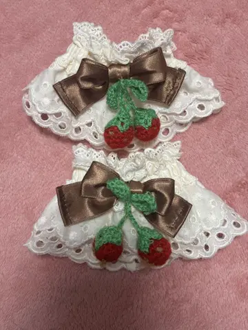 angelic pretty 딸기 소매 장식