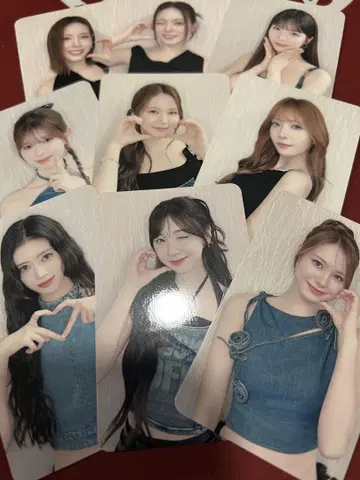 NiziU 트레이딩 카드 홀 투어 회장 한정판 9장 세트 센다이 2일차