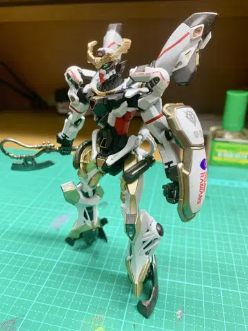 HG 건담 지크 액스 페인팅 완료