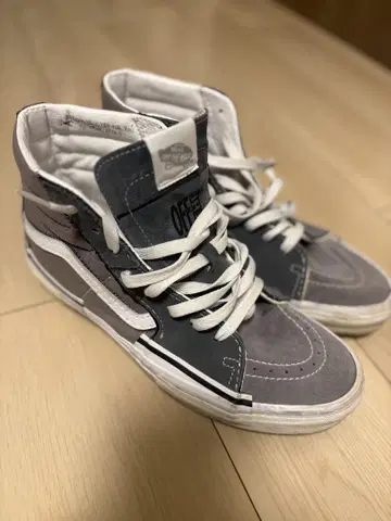 그레이 스웨이드 VANS 하이컷 스니커즈