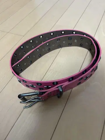 jaded london 스터드 벨트 핑크