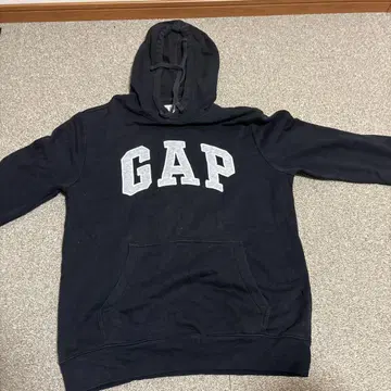 GAP 후드 부착 후드티 S 블랙