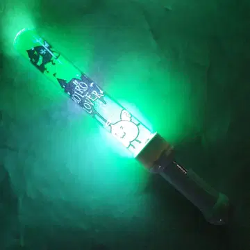 모모이로 클로버Z 그린 컬러 캐릭터 응원봉