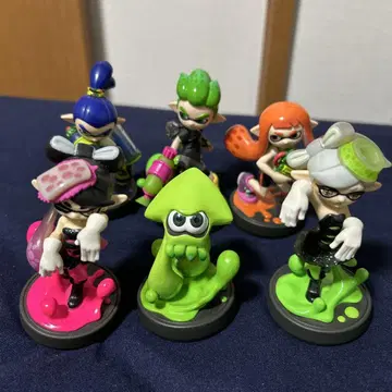 스플래툰 amiibo 피규어 6체 세트