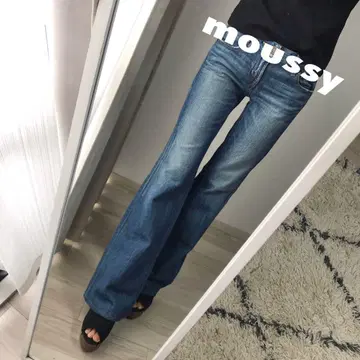 moussy 플레어 데님 팬츠 25인치 SLY Ungrid GYDA