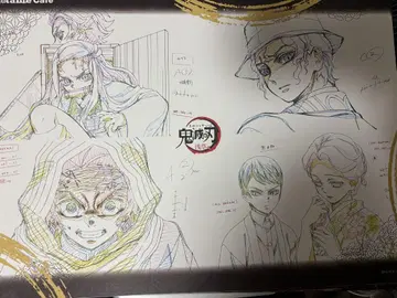 귀멸의 칼날 ufotable cafe 런치 매트 아사쿠사 편