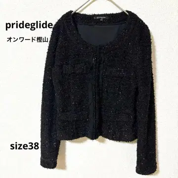 prideglide 노카라 자켓 size 38 가디건
