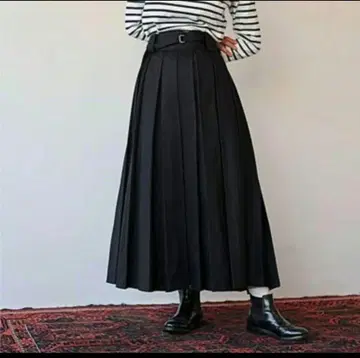 컨디션 최상 foufou 슈퍼 턱 롱 스커트 0