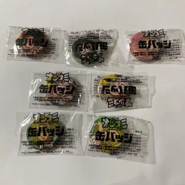 나츠코미 ONE PIECE 미니 캔뱃지 7개