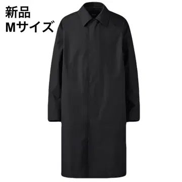 새상품 UNIQLO:C 유니클로 씨 블록 테크 스텐칼라 코트 블랙 M