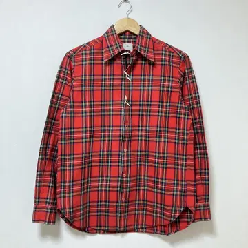 일본제 Jipijapa 히피하파 마준플러스 가을 셔츠 체크 레드