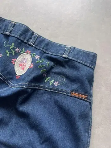 자수 데님