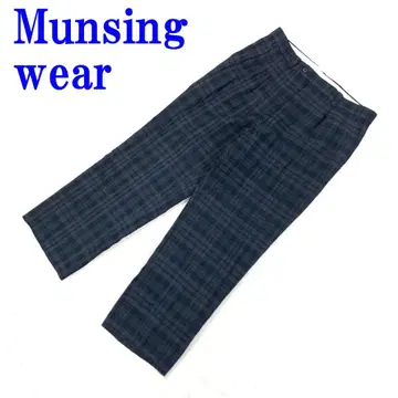 먼싱웨어 슬랙스 팬츠 그린 울 88 C4317