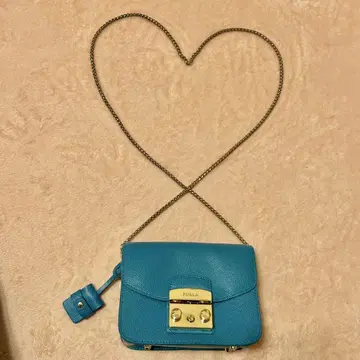 FURLA(훌라) 메트로폴리스 미니 숄더백 터콰이즈 블루