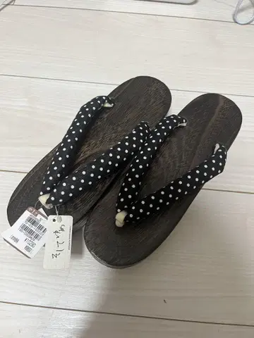 택 포함 새상품 반값 그리고 유메 오동나무 일본 나막신