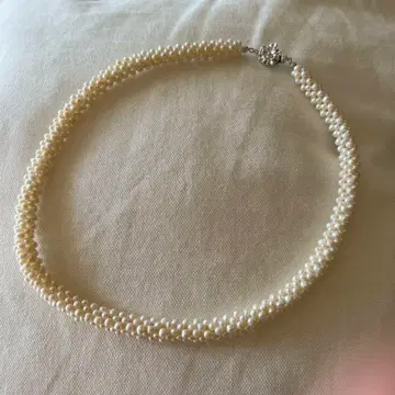 천연 양귀비 펄 드래곤 편 목걸이