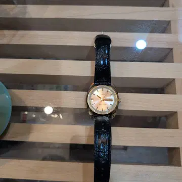 TIMEX 쿼츠 손목시계 실버/골드