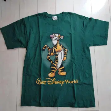 90s/90년대/월트디즈니 월드/곰돌이 푸/티거 Tee/그린