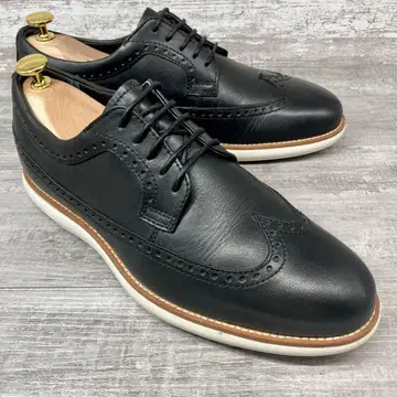 501 [ 새상품급 ] REGAL 가죽 스니커즈 블랙 24.5cm 윙팁
