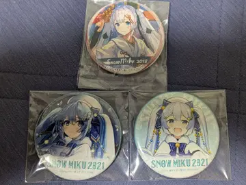 하츠네 미쿠 유키 미쿠 캔뱃지 세트
