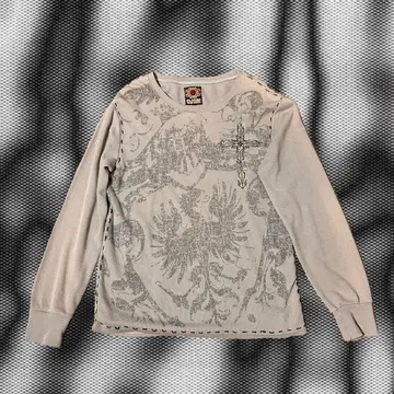 archive 십자가 긴팔 티셔츠