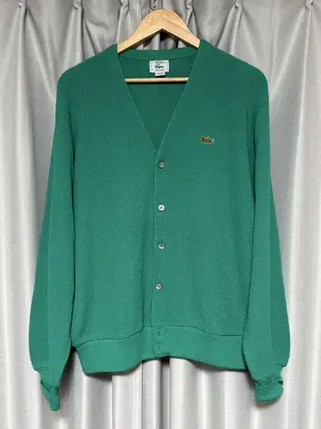 아이묭 착용 USA제 80s IZOD Lacoste 가디건 새상품급