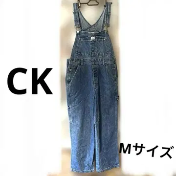 데님 오버롤 M 사이즈 캘빈클라인 진