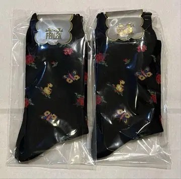 새상품 미사용 페이러 하이디 양말 삭스 2족 세트 블랙
