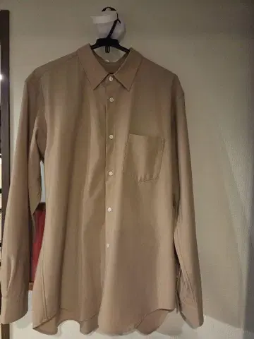 2024AW MUJI Labo 무지 라보 울 혼방 레귤러 카라 셔츠