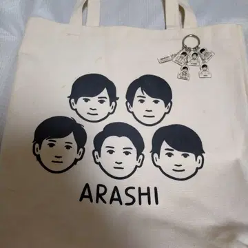 폭풍을 여행하는 전시회 토트백과 아크릴 키체인