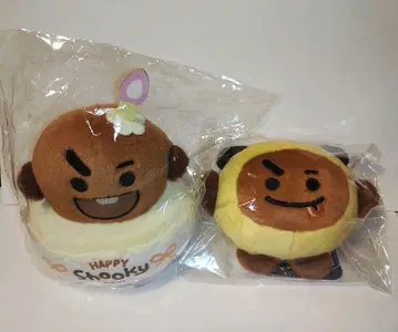 BT21 봉제 인형 FULL OF CHIMMY SHOOKY SUGA 2점