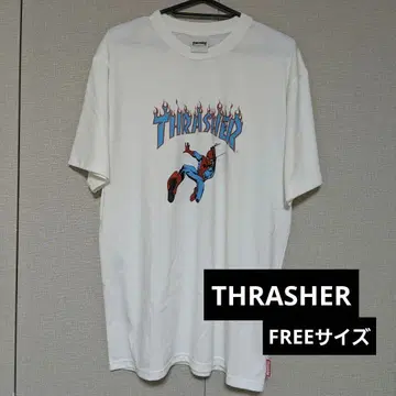 THRASHER 슈라셔 T셔츠 스파이더맨 프리 사이즈 새상품