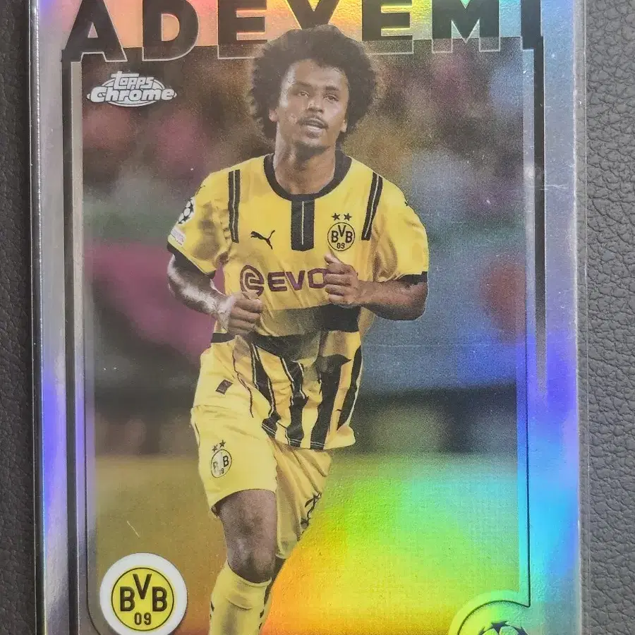 24/25 Tops Chrome Dortmund Karim Adeyemi Refractor Soccer