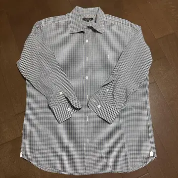 MACKINTOSH 체크 무늬 긴팔 와이셔츠 40