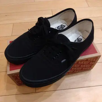 VANS Authentic 오센틱 올 블랙 27.0cm