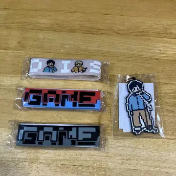 DISH//GAME 키타무라 타쿠미 러버 키링 & 러버 밴드 3종