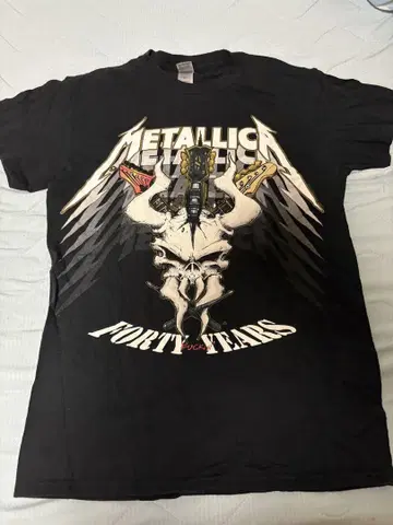 METALLICA 40주년 기념 티셔츠