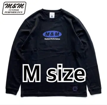 M&M 블랙 긴팔 T셔츠 M 사이즈