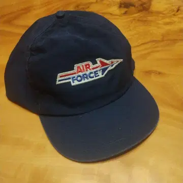 빈티지 AIR FORCE 자수 로고 네이비 캡 미국제