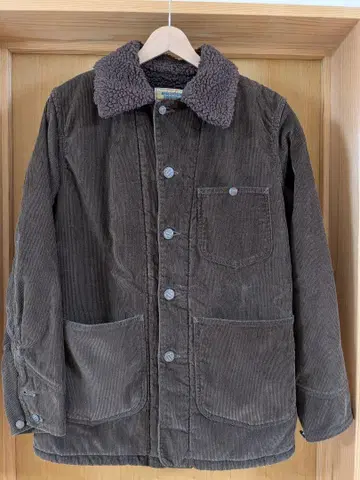 WAREHOUSE 보아 부착 코듀로이 커버올 사이즈 38